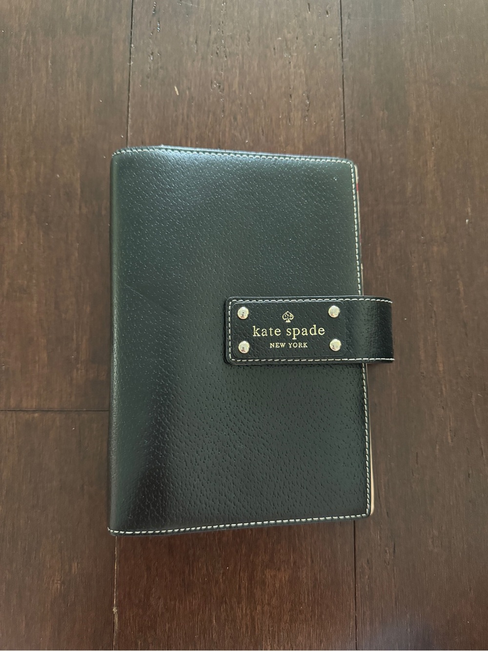 Kate Spade Black Snap Planner